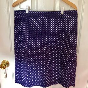 Blue & White Pencil Skirt | Banana Republic | 14